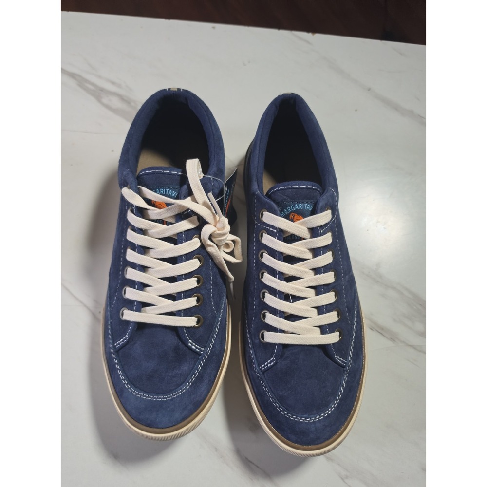 MARGARITAVILLE LORIENT MEN'S COMFORT SUEDE LEATHER FASHION SNEAKERS Men's Size 8